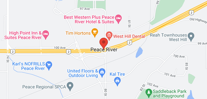 map of 38-160 PEACE RIVER AVE